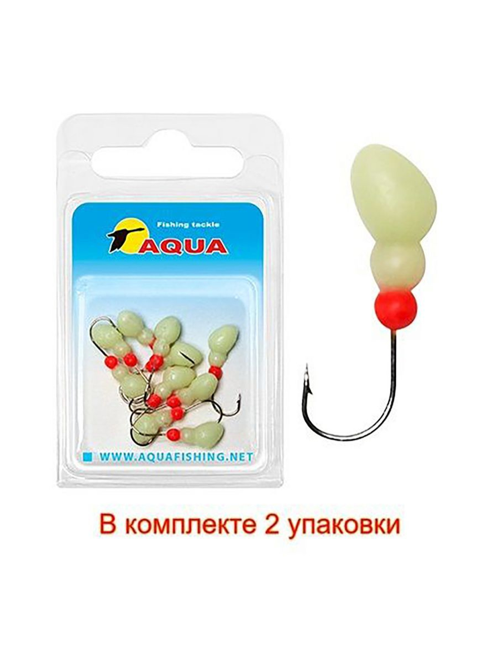 Мормышка фосфорная №78 МУРАВЕЙ, крючок №10 10шт