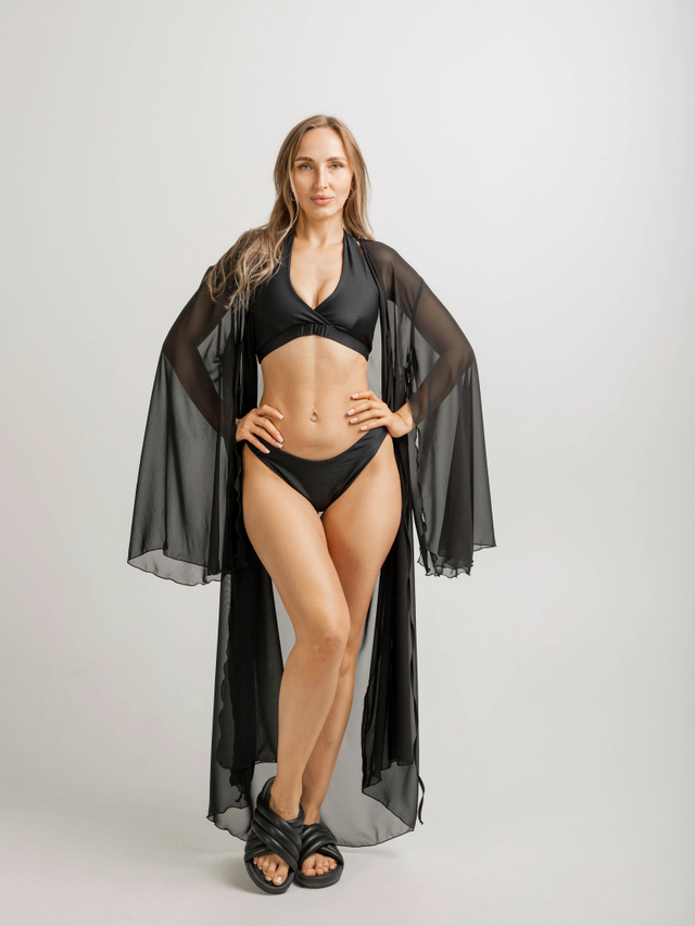 Crabi black tanga