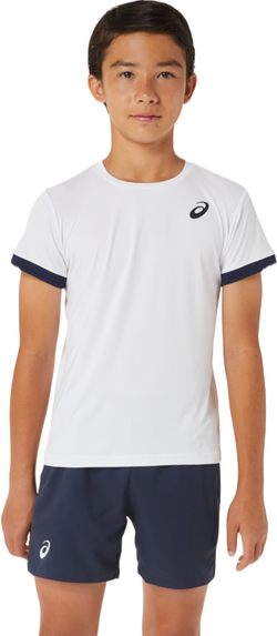 Футболка для мальчика теннисная Asics Tennis Short Sleeve Top - белый
