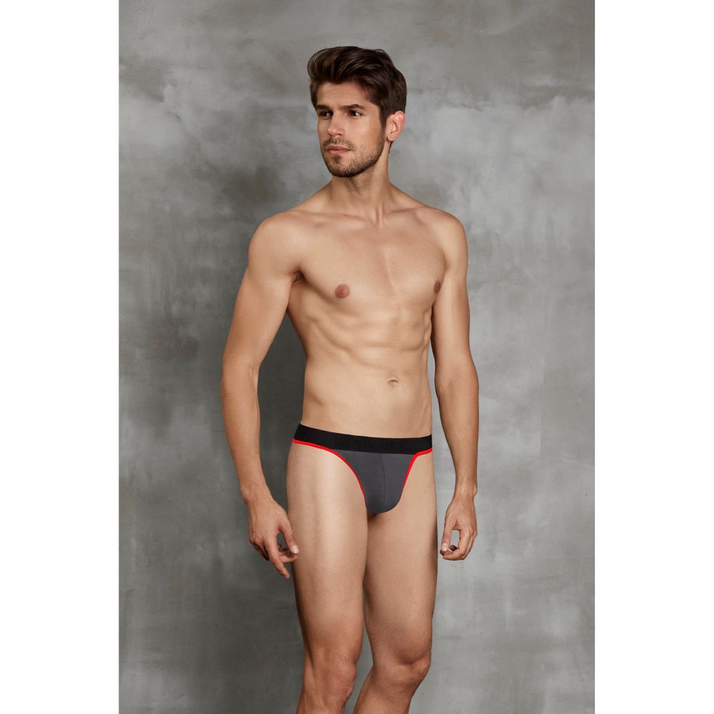 Мужские трусы тонги темно-серые Doreanse 1012