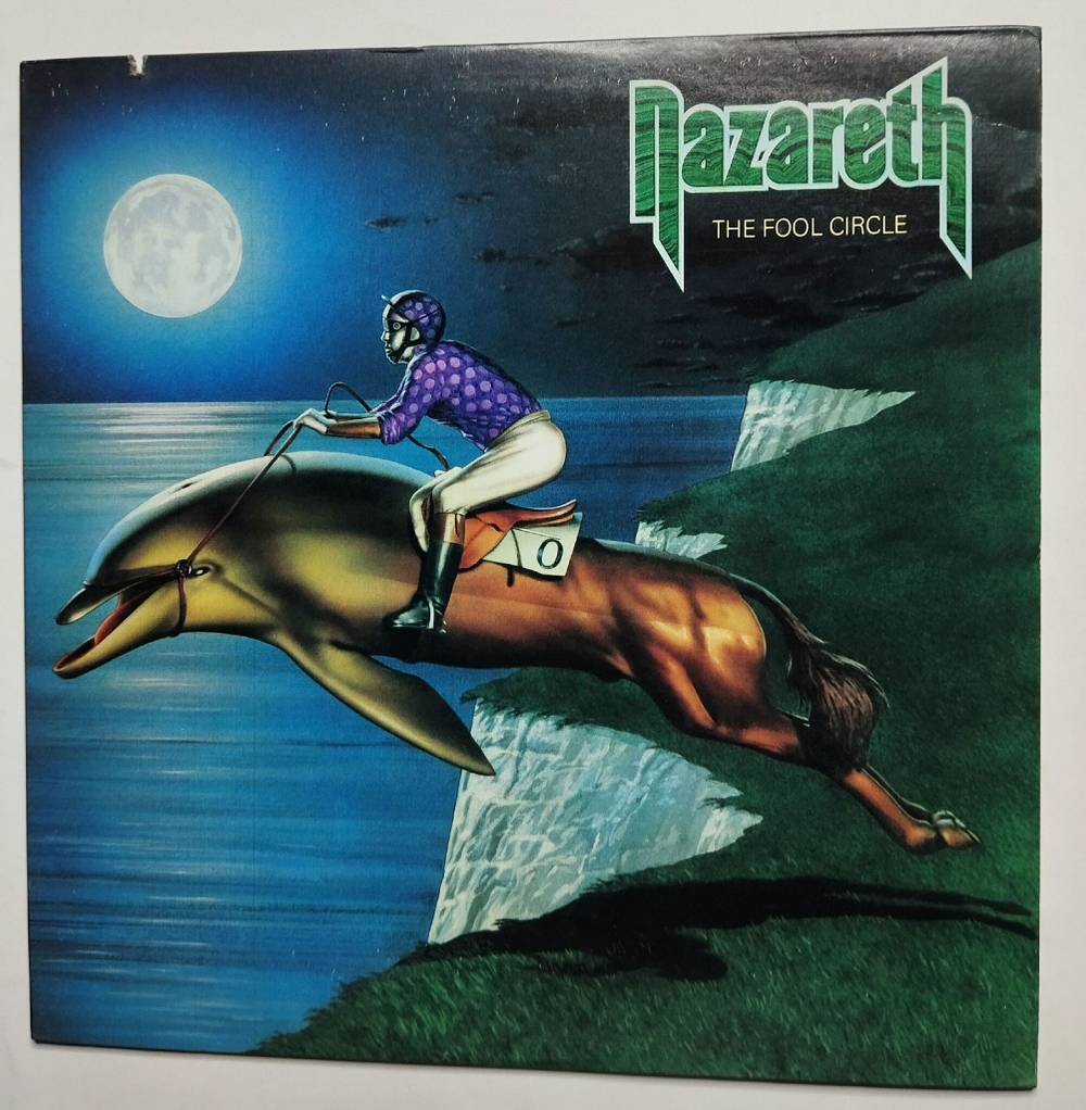 Винтажная виниловая пластинка LP Nazareth The Fool Circle (USA 1981)