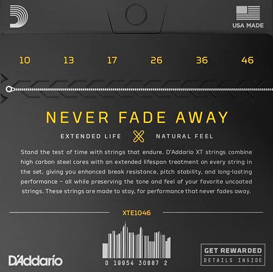 Струны для электрогитары D'ADDARIO XTE1046