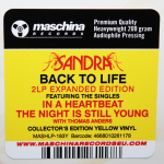 Sandra / Back To Life (Coloured Vinyl)(2LP)
