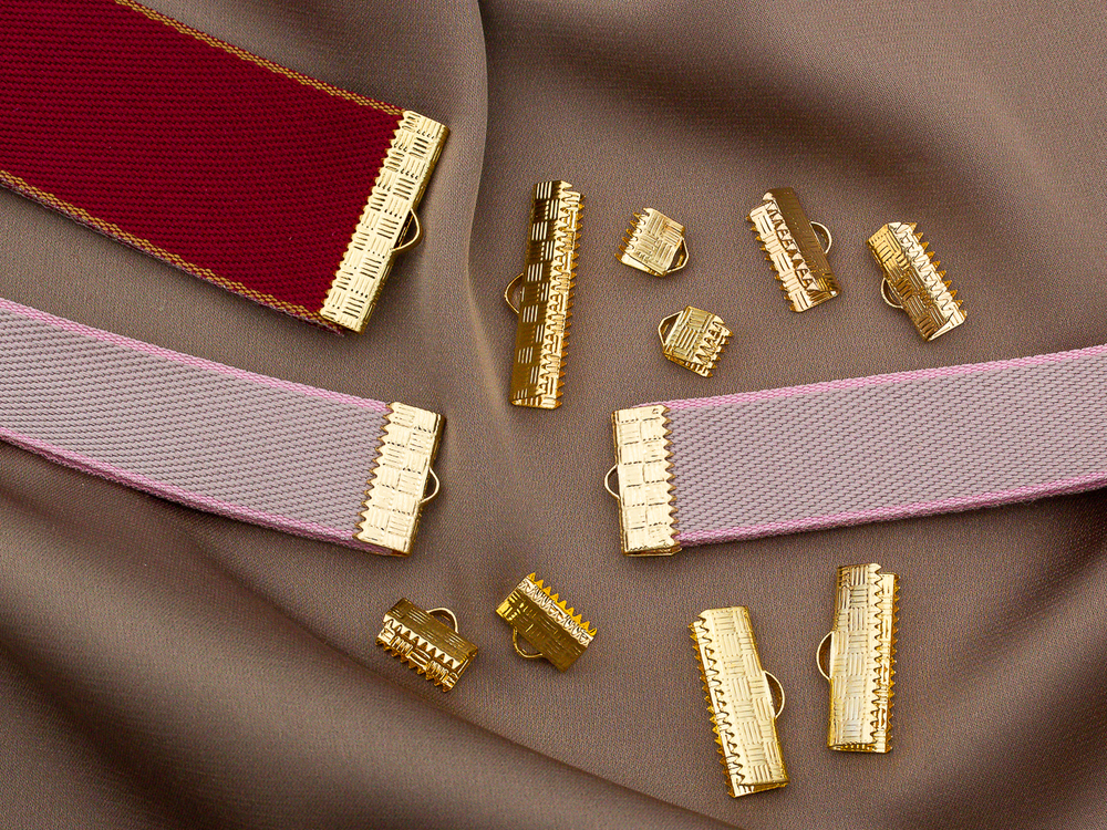 Концевик 6мм, зажим для лент