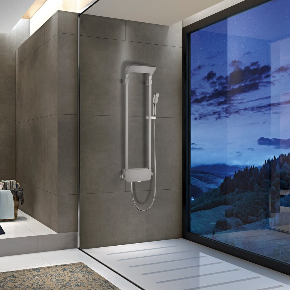 Душевая панель B&W  W1040 Brushed Nickel (1300х405x230)