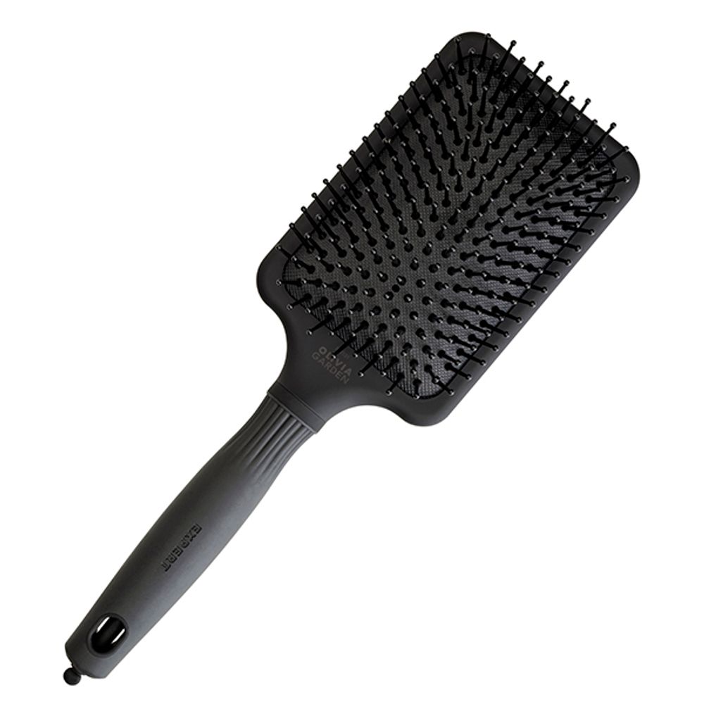 Щетка Olivia Garden EXPERT CARE RECTANGULAR Nylon Bristle BlackLabel L