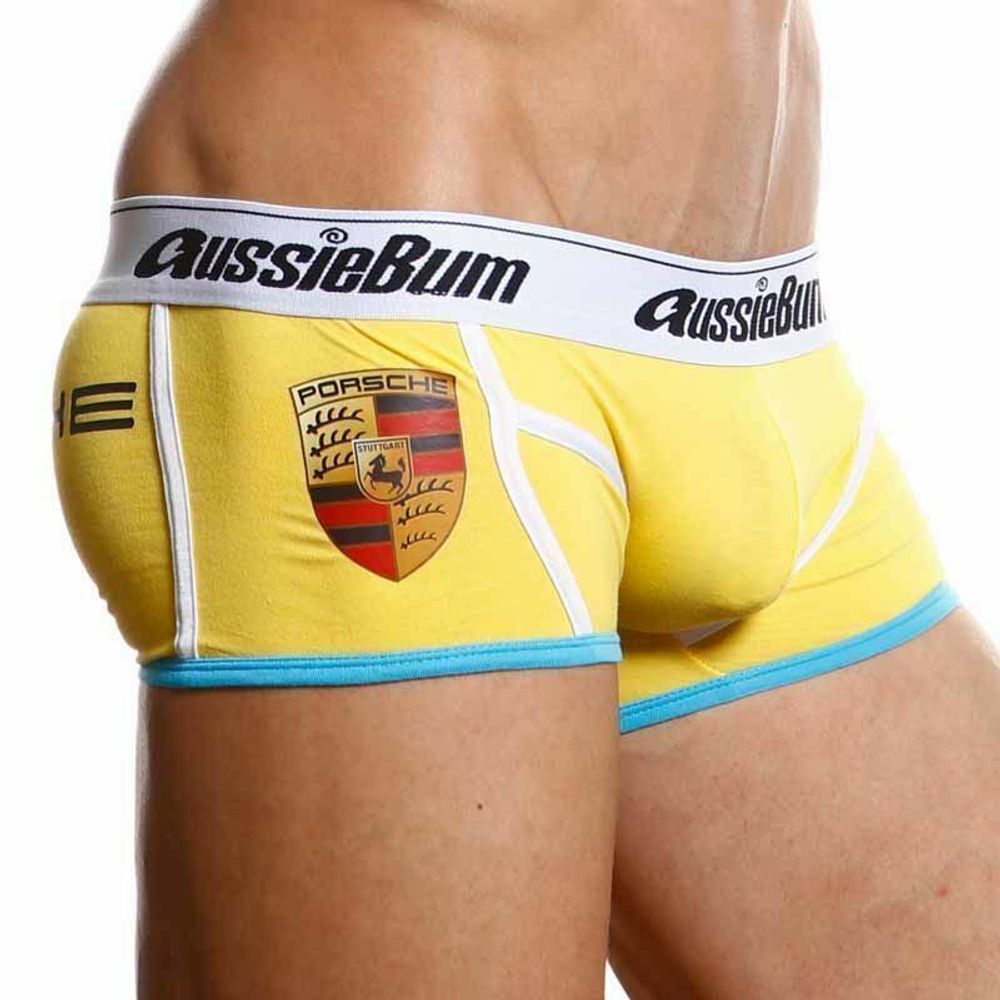 Мужские трусы хипсы желтые AussiBum Porsche AB00256