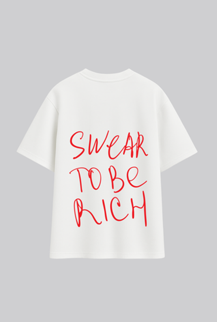 T-Shirt To Be Rich (White)