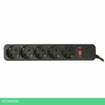 Сетевой фильтр PC Pet AP01006-5-BK черный
