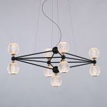 Подвесной светильник MD20022005-9B black/chrome