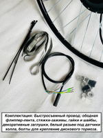 Редукторное готовое переднее мотор колесо Pengyuan 36-48v 250w Ватт для велосипеда
