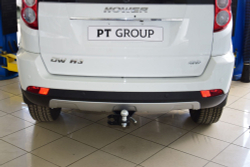 Фаркоп PT GROUP /съемный квадрат/ DW Hover H3/ H5 2010-(паспорт и сертификат в комплекте)(без электрики) арт.DHO-10-991122.00