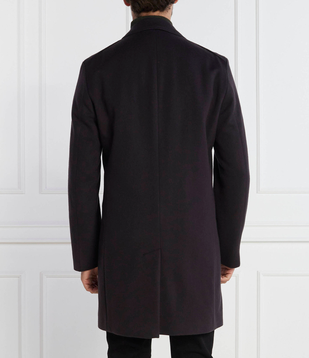 Хлопковое пальто 2в1 h hyde bib BOSS BLACK - темно-синий(50502250)