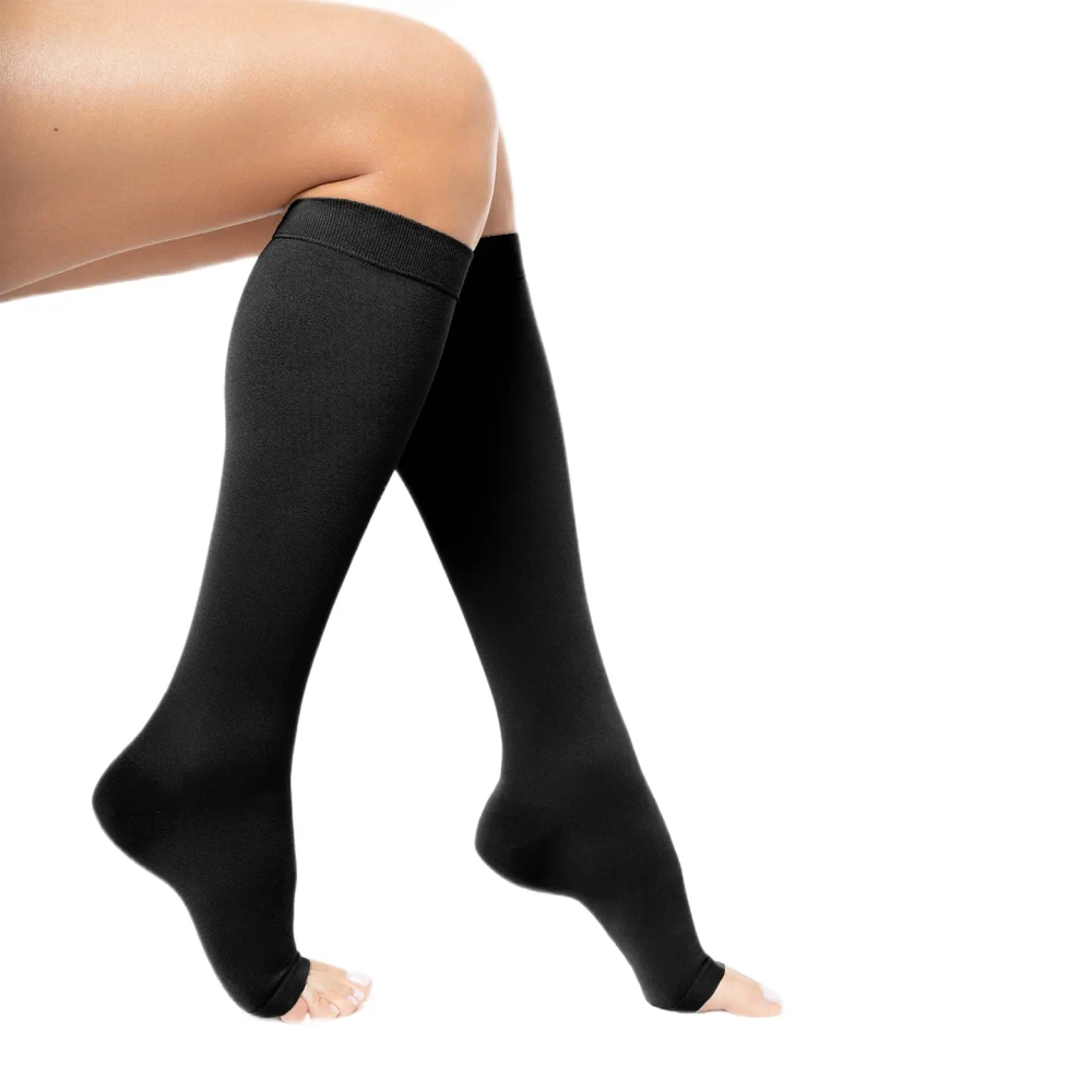 Гольфы ИНТЕКС с открытым носком 2 класс компрессии Унисекс