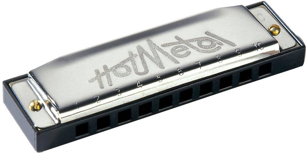 HOHNER Hot Metal A губная гармоника. Серия: Enthusiast. Строй: Richter. Количество отверстий: 10. Корпус пластик ABS, крышки из нержавеющей стали.