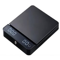 Весы кофейные портативные E-SMART SCALE (ESPRESSO) черные 0,3-2000гр батарея 1200 mAH ZeroHero