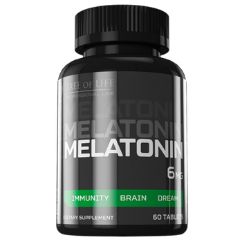 Tree Of Life PRO LINE Melatonin 6 mg (60 tab) , Мелатонин