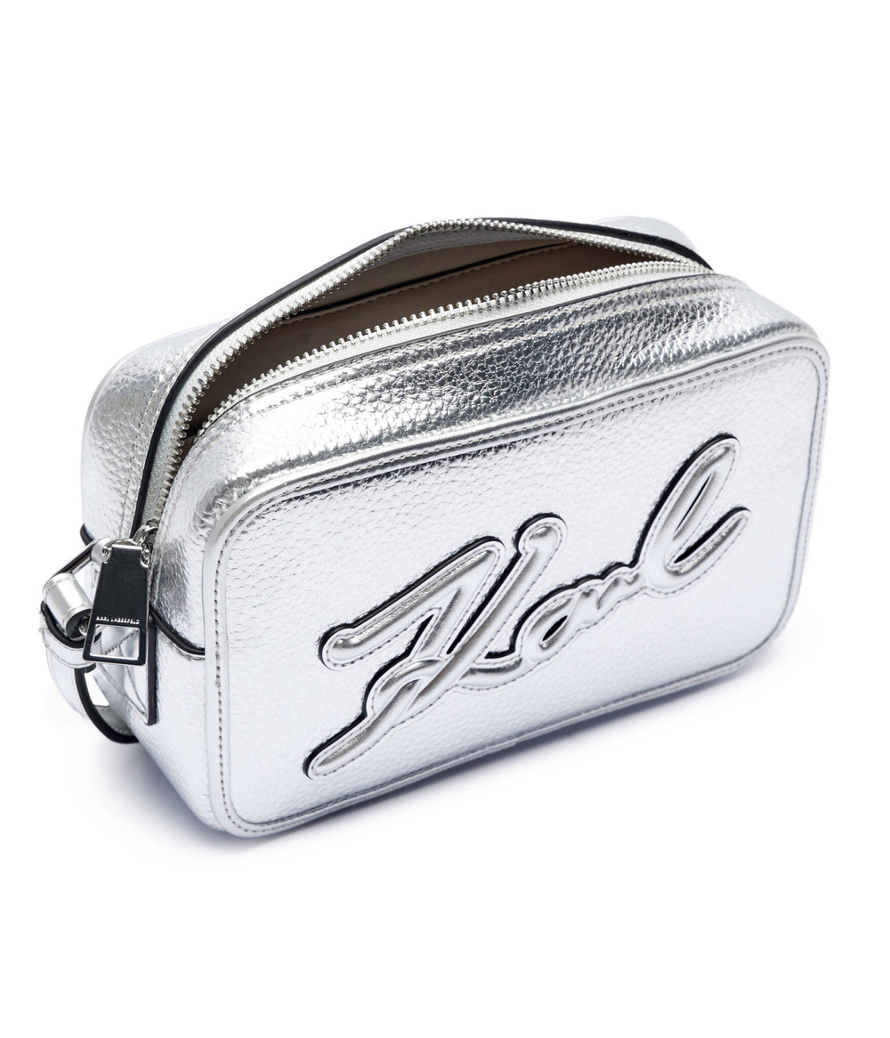 Сумка-мессенджер Karl Lagerfeld - серебряный(245W3094)