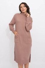 Платье Д 2972/кофе