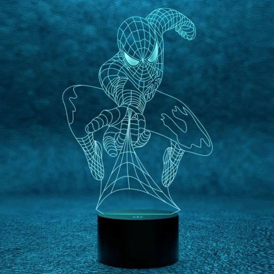 3D лампа Человек Паук