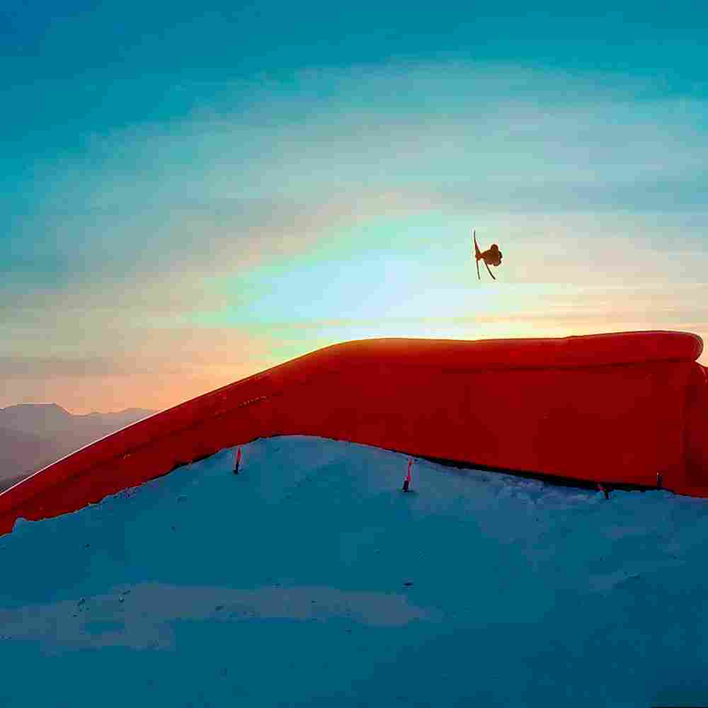 Надувная подушка «SkiAir» для экстрим-прыжков и фристайла, 16×9×2,5 м