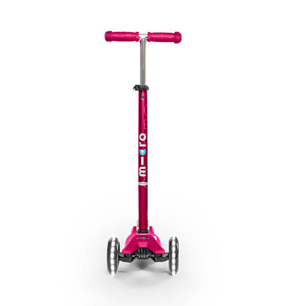Maxi Micro Deluxe Розовый LED светящиеся колеса