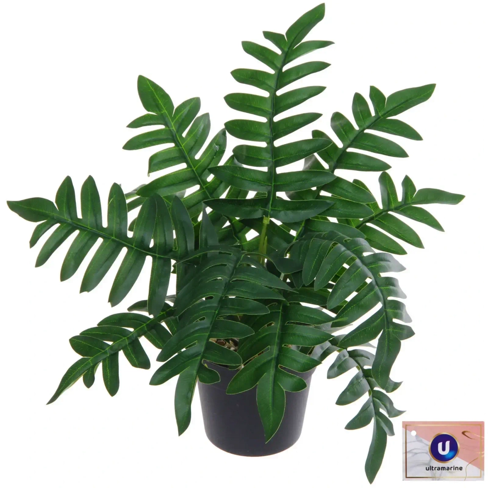 Цветок искусственный в горшке «Замиокулькас» 26см