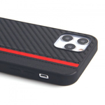 Чехол для iPhone 12/12 Pro, карбоновый , 012465 Красный