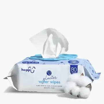 Салфетки детские влажные Hoppi с ледниковой водой 80 шт