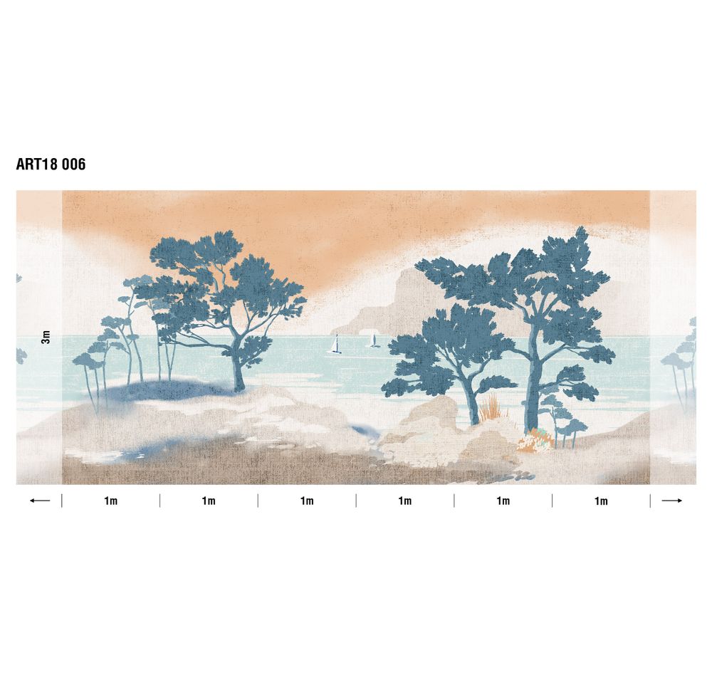 Пейзаж 2 Бухта панно