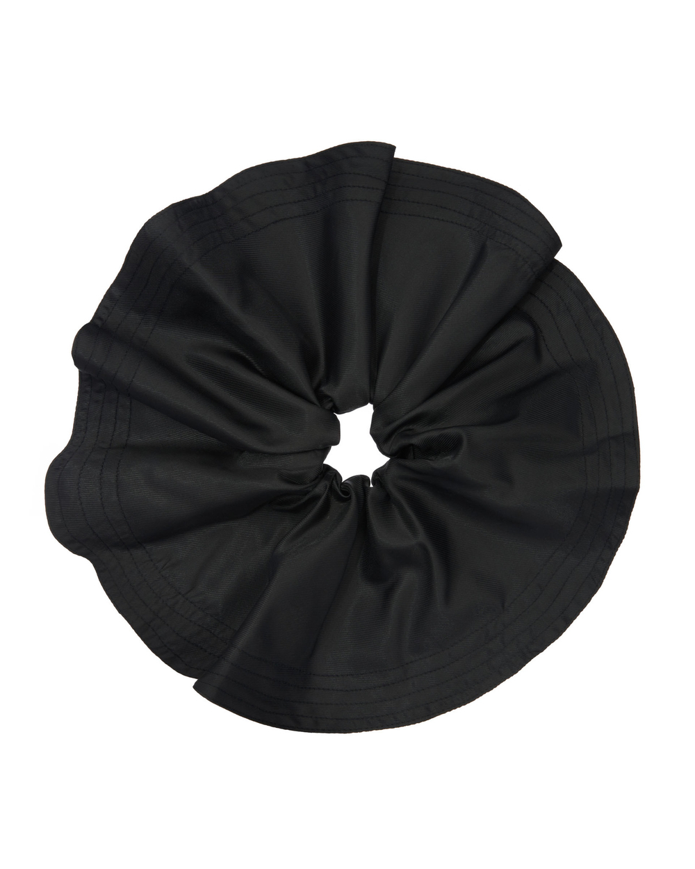 Широкая резинка для волос, черная