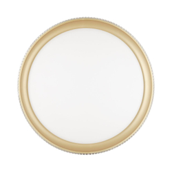 3054/DL PALE SN 000 Светильник пластик/белый/золотистый LED 48Вт 3000-6300K D395 IP43 пульт ДУ SHINY
