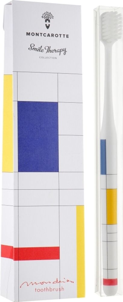 Montcarotte Mondrian toothbrush зубная щетка &quot;Пит Мондриан&quot;, мягкая