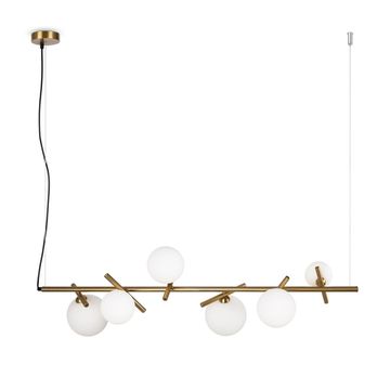 Подвесной светильник FR5259PL-06BS латунь Blossom Freya