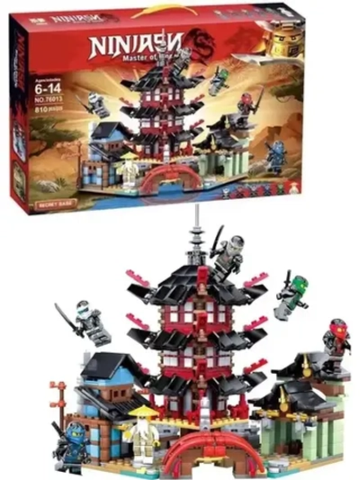 Конструктор Ниндзя Храм Аэроджитсу 810 деталей 76013