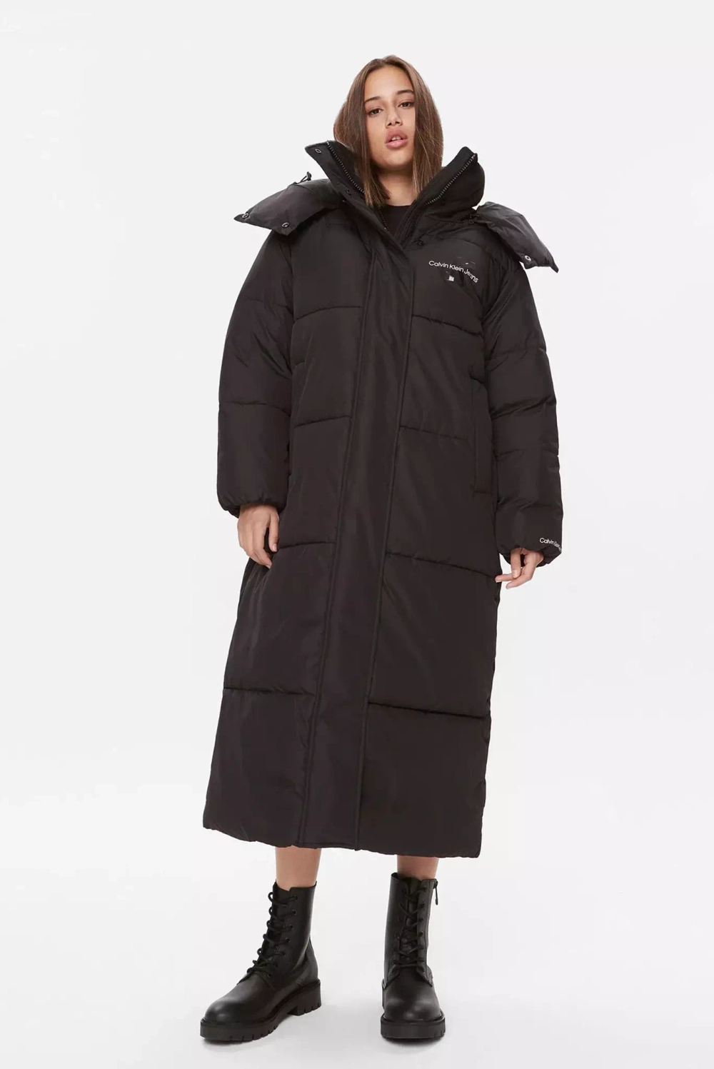 Куртка зимняя/NON DOWN OVERSIZED LONG PUFFER