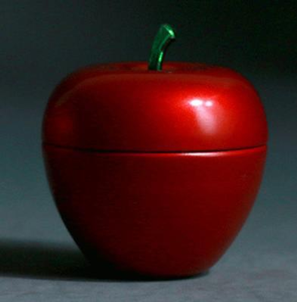 306001.1 Банка ЯБЛОКО, жесть красный