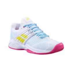 Женские теннисные кроссовки Babolat Propulse Fury Clay Court Shoe Women - White, Multicoloured