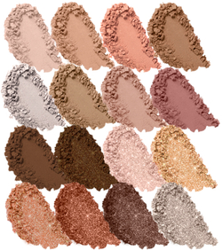 LAMEL 16 Shades Of Brown - Палетка теней для век, 16 g