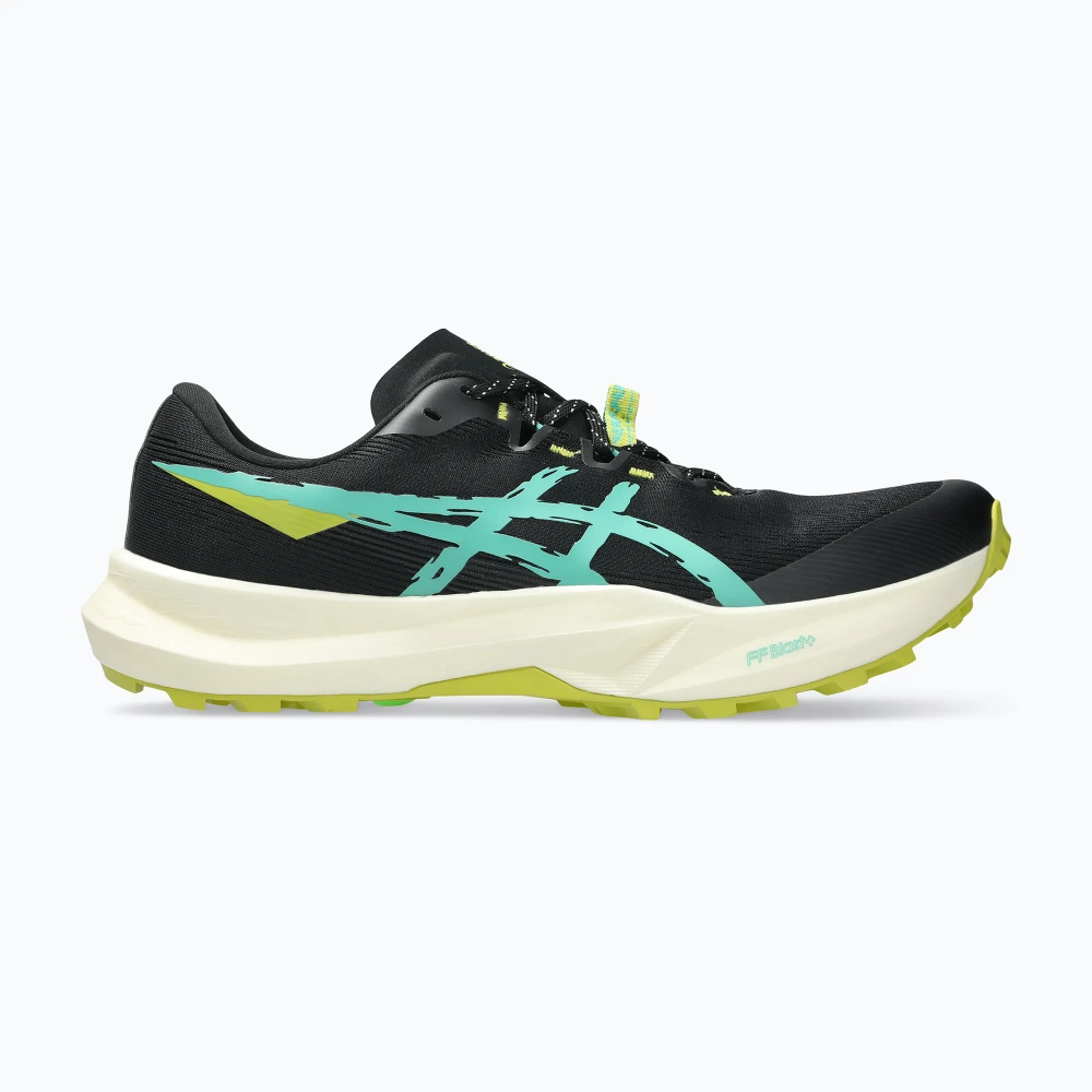 Кроссовки для бега ASICS Fuji Lite 6 black/aurora green