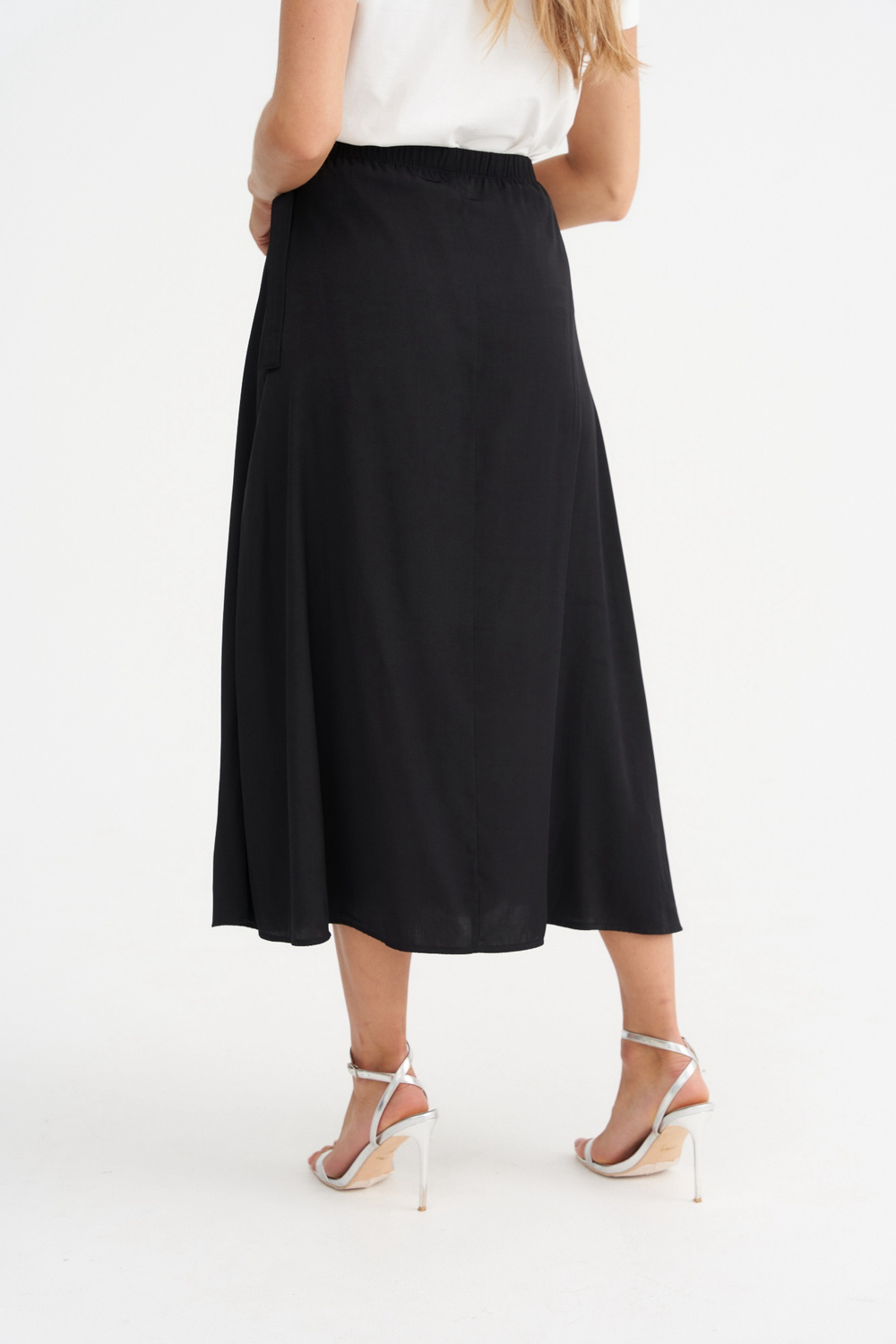 Легкая струящаяся юбка с запахом Тамбовчанка