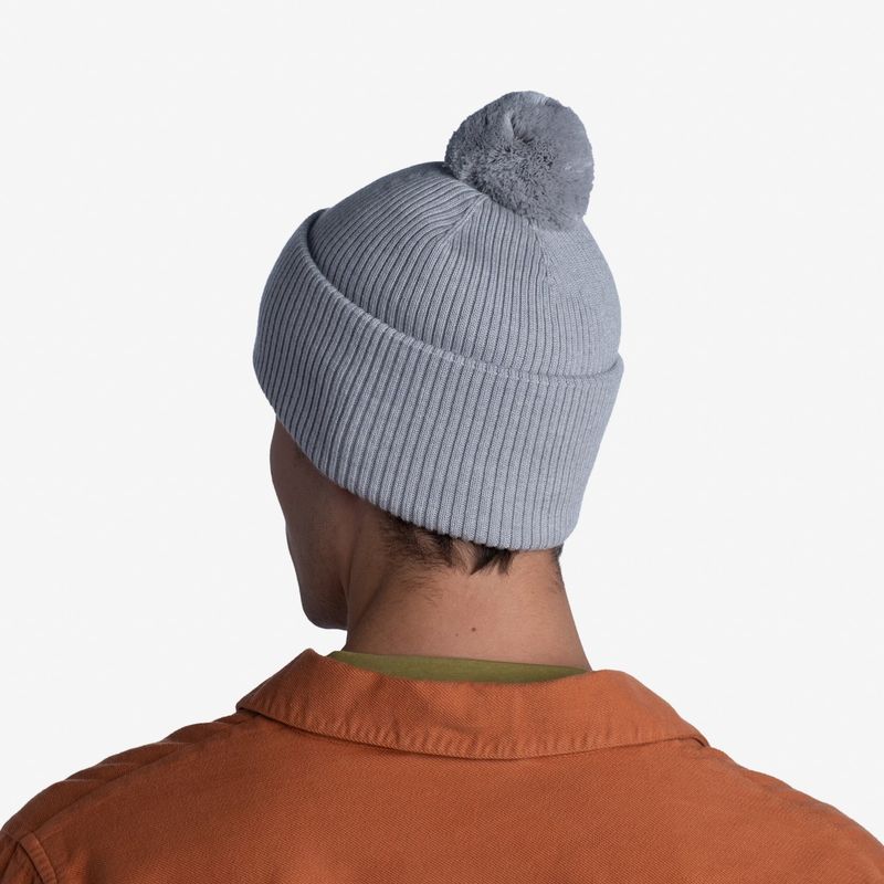 Вязаная шапка Buff Hat Knitted Tim Light Grey Фото 4