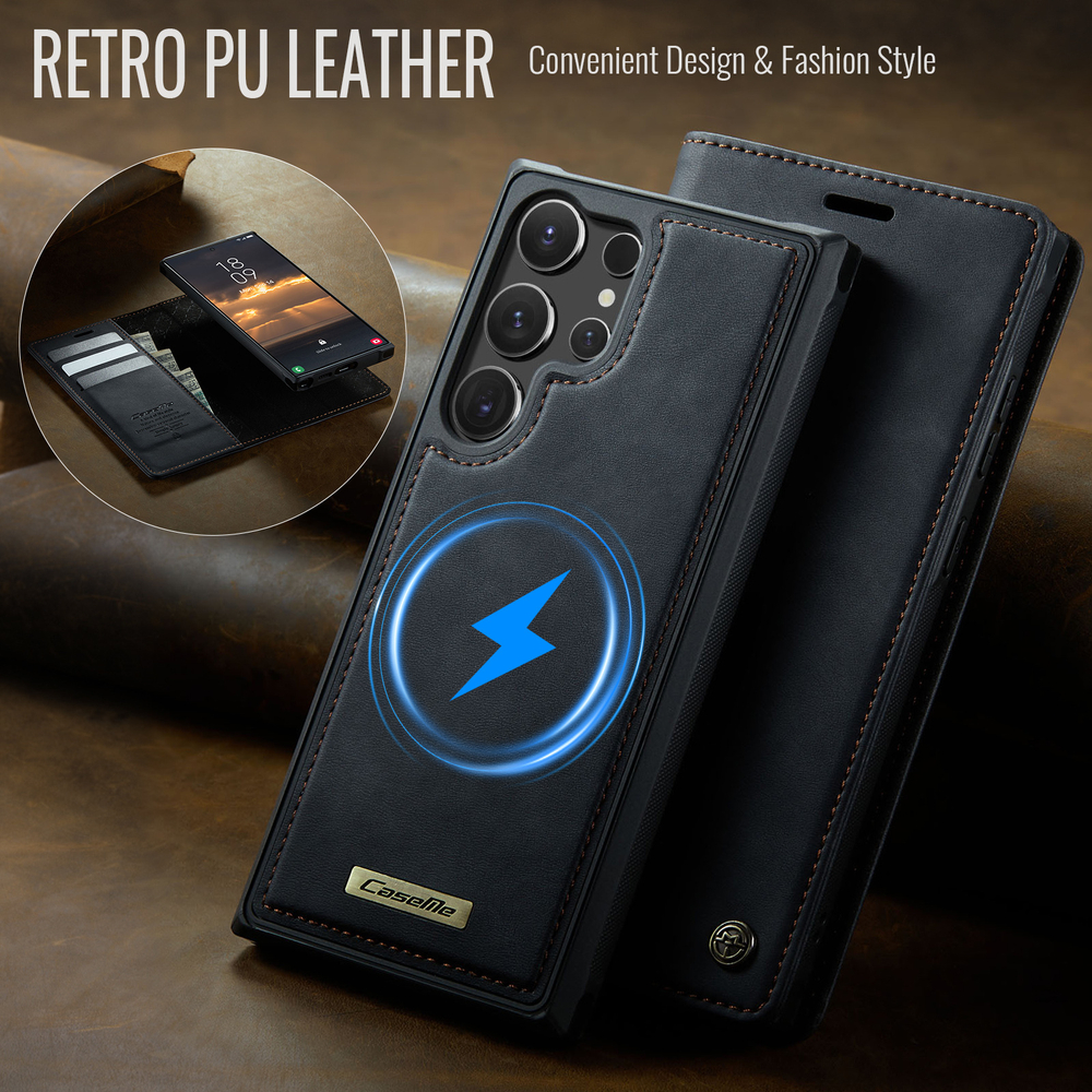 Чехол-кошелек CaseMe 2 in 1 MagSafe Samsung Galaxy S25 Ultra