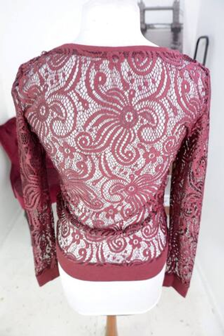 Блузка ажурная, визуально на 44 размер