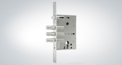 Замок Ритка врезной ЗВ-7РМП-004-ХП противопож.