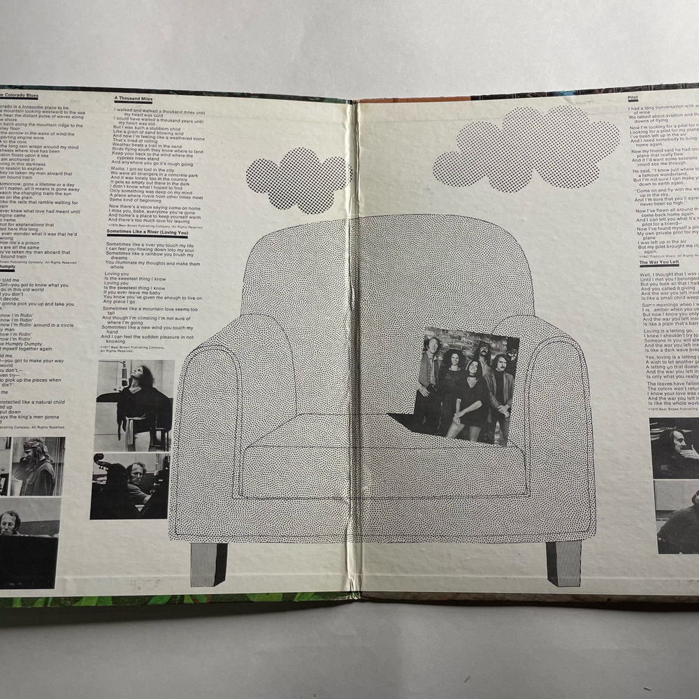 Винтажная виниловая пластинка LP Joy Of Cooking Closer To The Ground (США 1971)