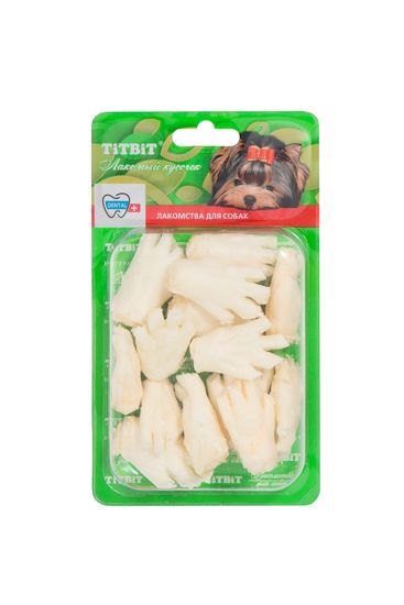 TiTBiT лакомство для собак лапки кроличьи 47гр
