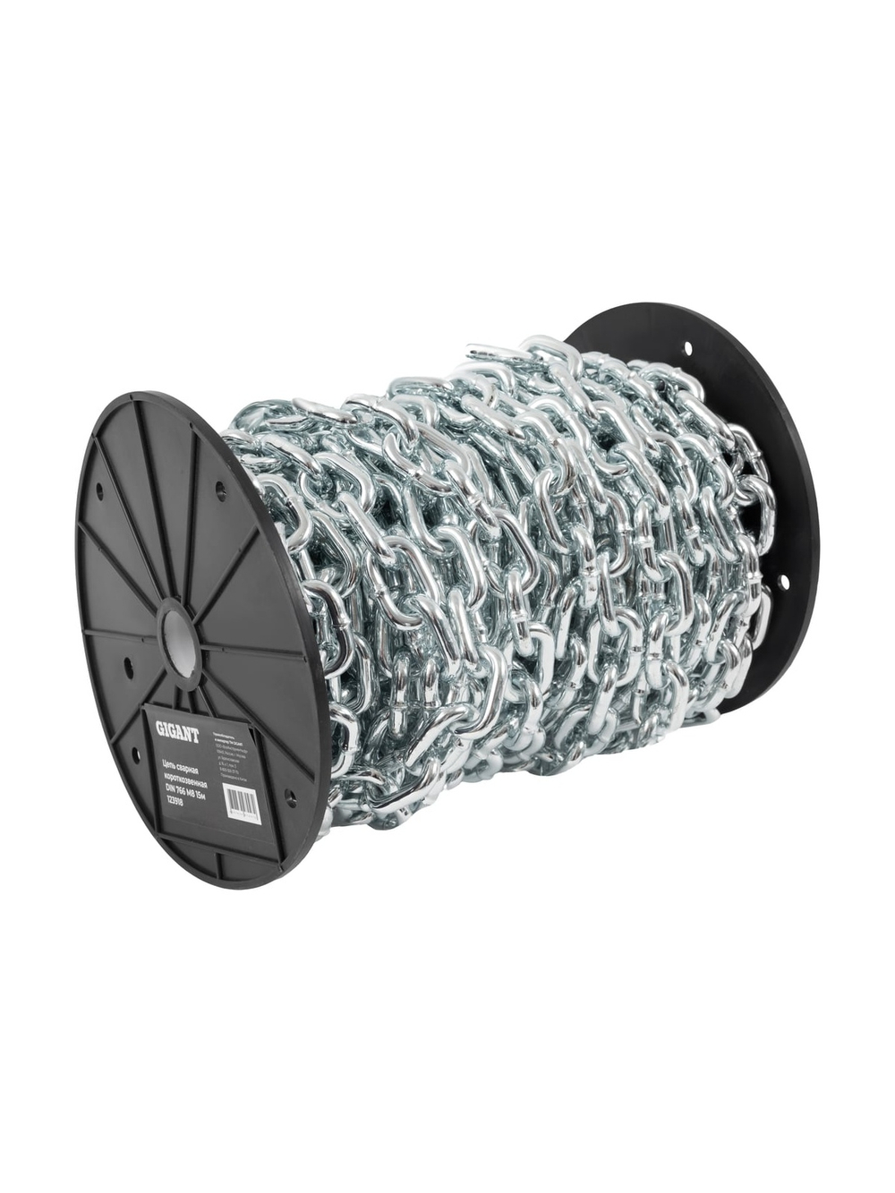 Сварная короткозвенная цепь Gigant DIN 766 M8 15м 123918