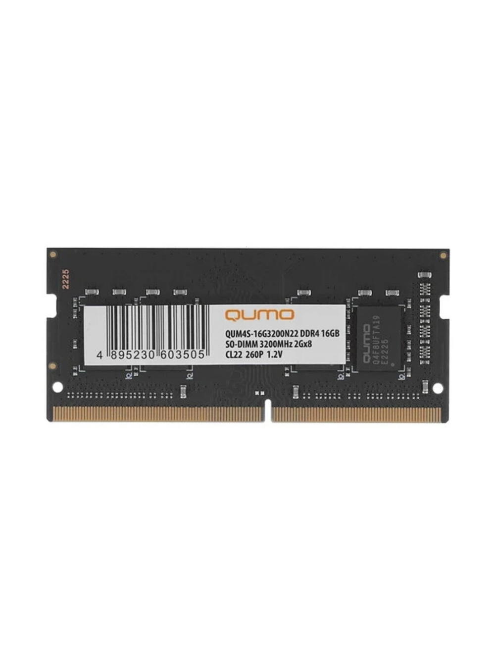 QUMO DDR4 SODIMM 16GB QUM4S-16G3200N22 PC4-25600, 3200MHz OEM/RTL