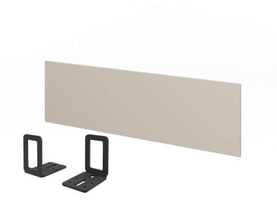 Экран настольный к одному столу 1350х18х400 L-069-1